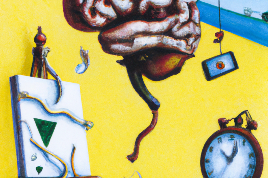 DALL·E 2022-11-14 13.17.10 - A Dali-styled painting of brain hacks for faster learning